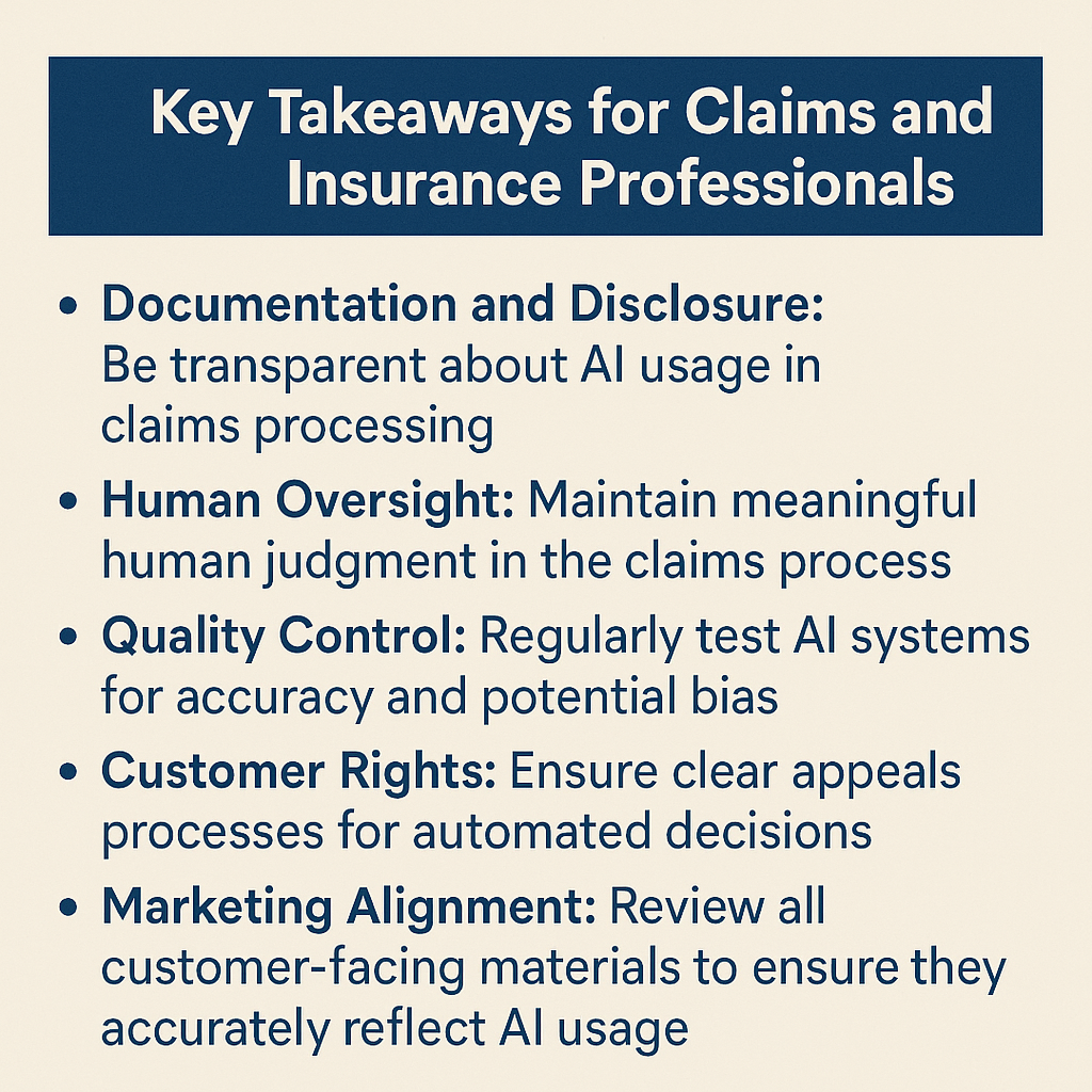 AI in Insurance Claims: Balancing Innovation with Legal Obligations