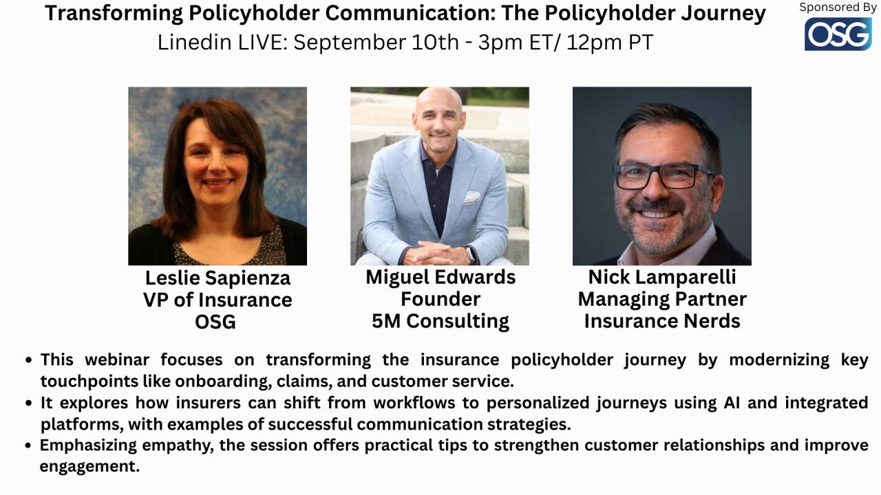 Mapping the Workers Compensation Insurance Journey: Modernizing Communication Across Stakeholders